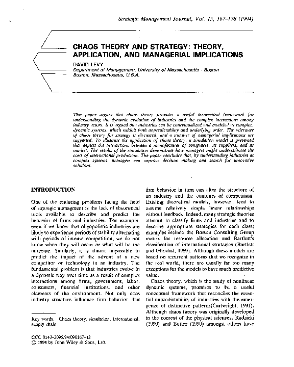 What is chaos theory image