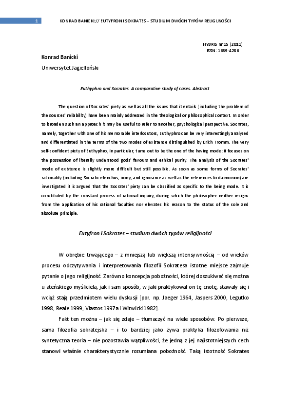 Euthyphro sparknotes image