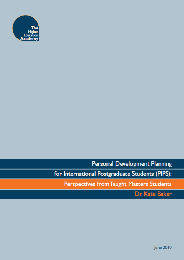 (PDF) Personal Development Planning for International Postgraduate ...