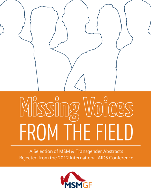  PDF Missing Voices From The Field A Selection Of MSM And 