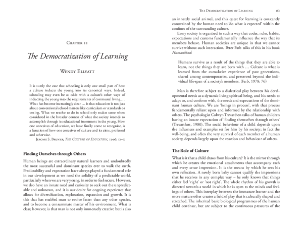 (PDF) The Democratization of Learning