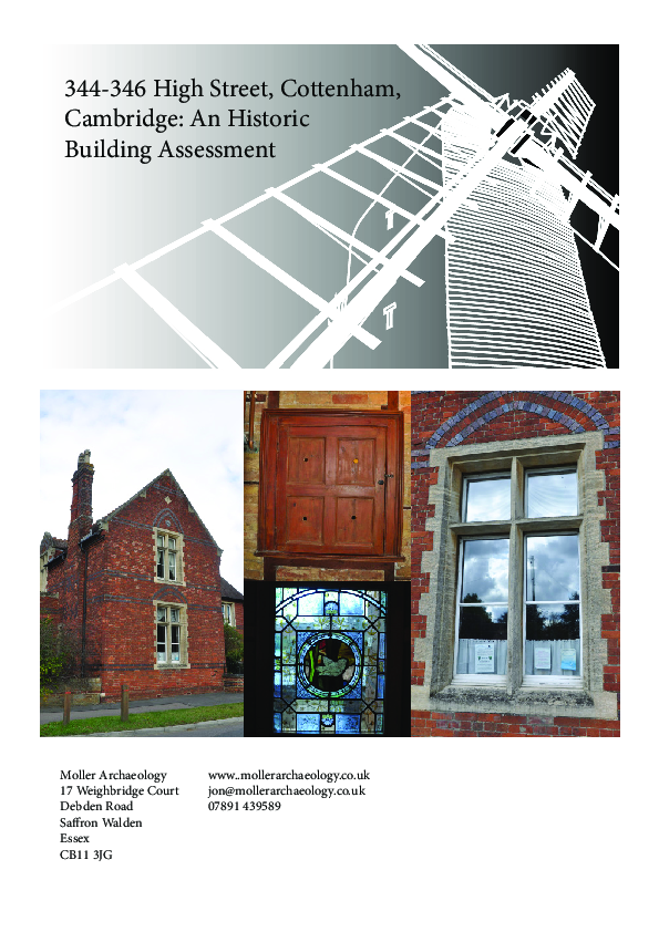 (PDF) 344-346 High Street, Cottenham, Cambridge: An Historic Building ...