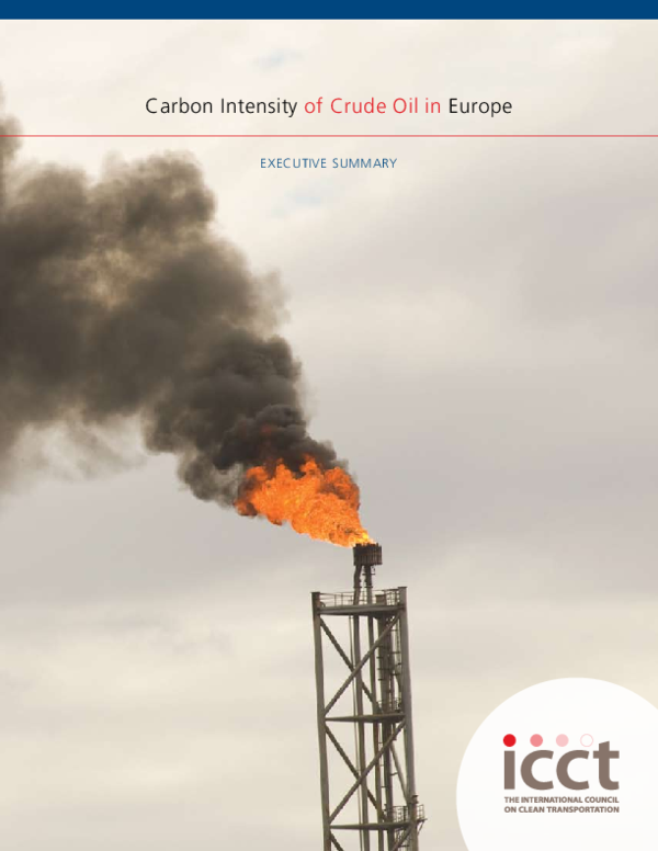(PDF) Carbon Intensity of Crude Oil in Europe