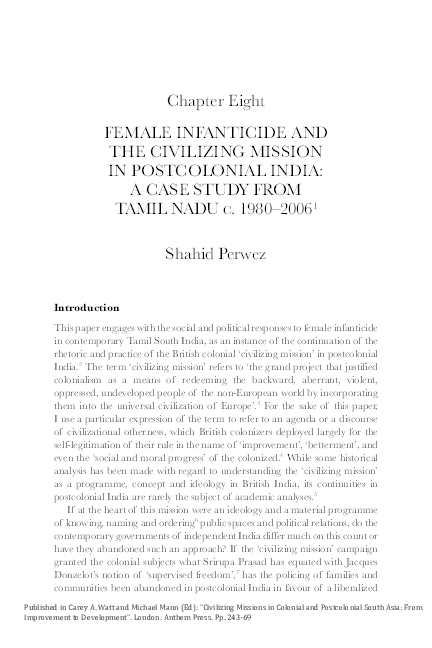 Civilizing mission essay picture