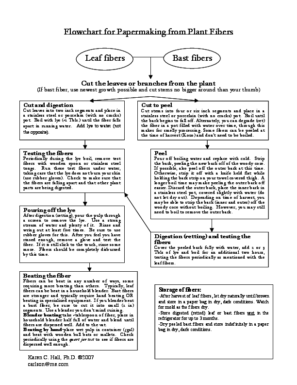 Papermaking Flowchart
