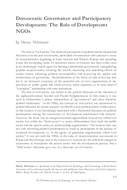 Importance of participatory development in community engagement image