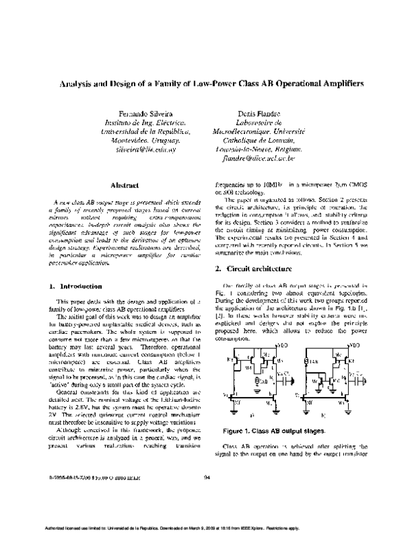 History of operational amplifier image