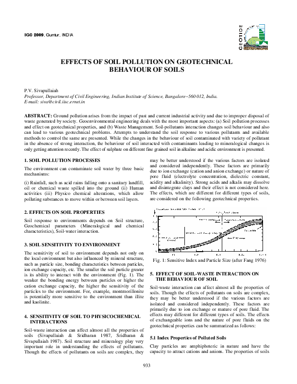 Water air and soil pollution image