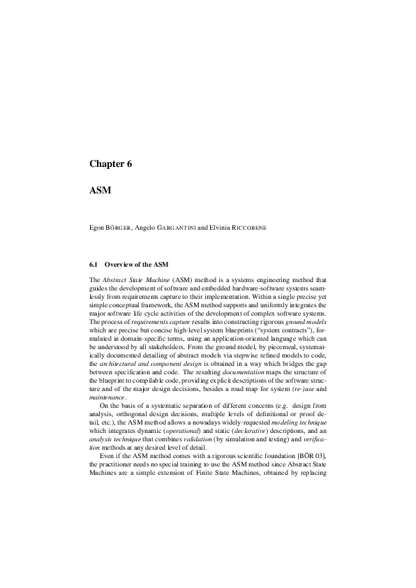 (PDF) 6.1 Overview of the ASM