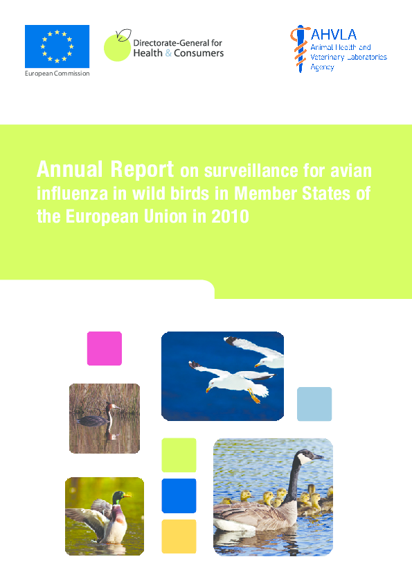 (PDF) Annual Report on surveillance for avian influenza in wild birds ...