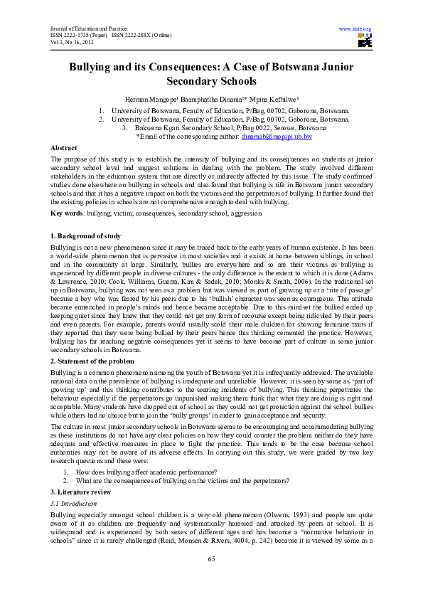 Bullying case essay picture