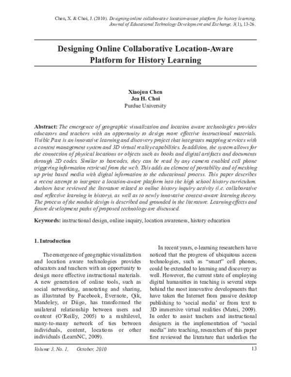 (PDF) Designing Online Collaborative Location-Aware Platform for ...
