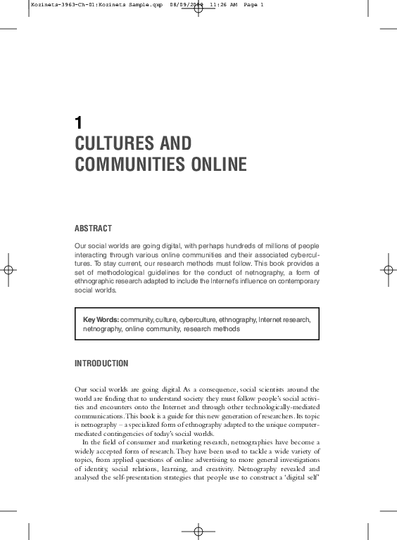 (PDF) Consumer Tribes, Chapter 1: Introduction