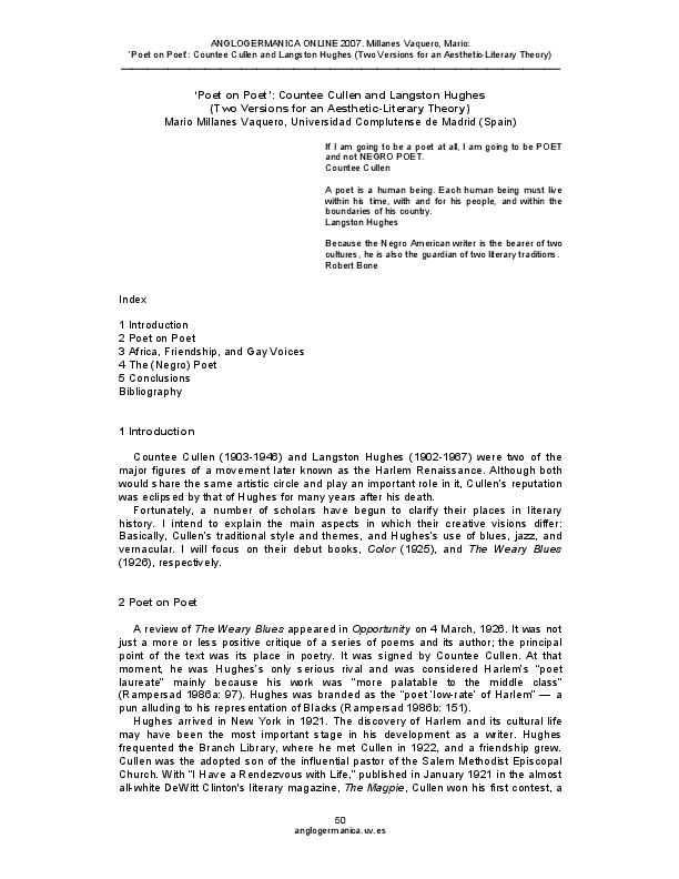 Countee cullen education image