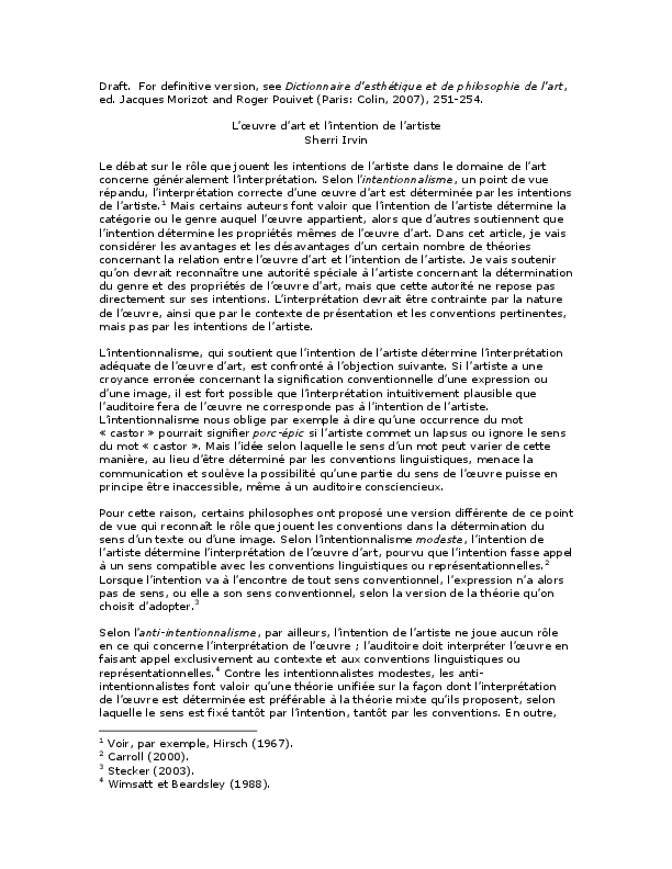 PDF oeuvre d'art définition PDF Télécharger Download