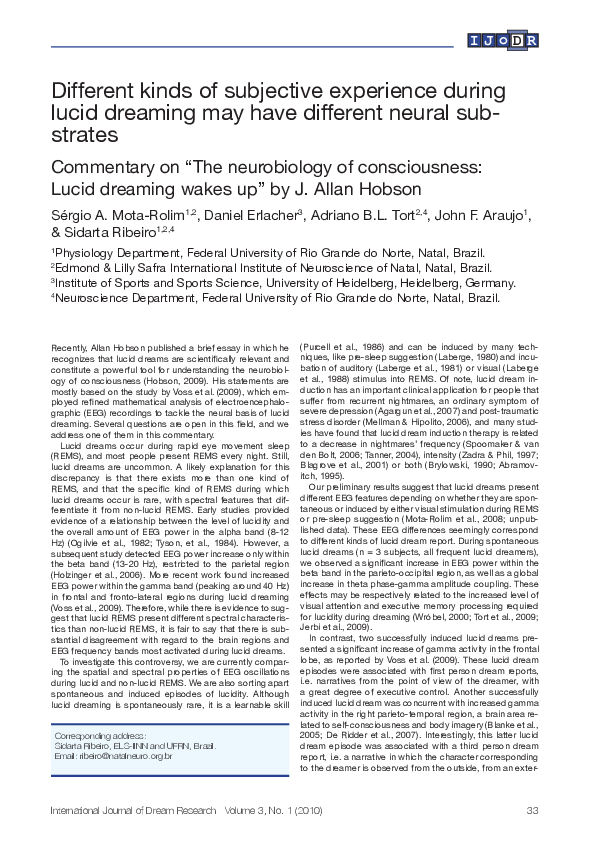 The science of lucid dreaming picture