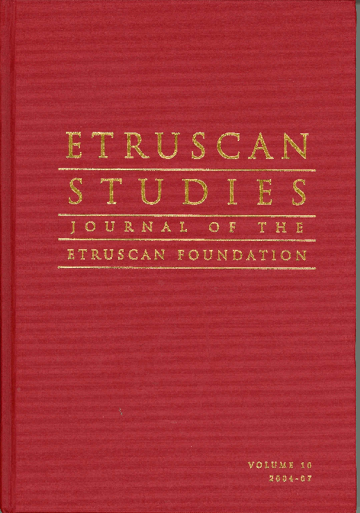 (PDF) Etruscan Musical Instruments