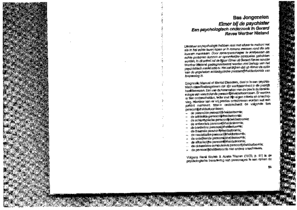 (PDF) Elmer bij de psychiater Een psychologisch onderzoek in Gerard