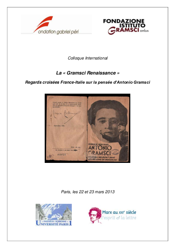 (PDF) Gramsci et l�anthropologie politique entre Bourdieu