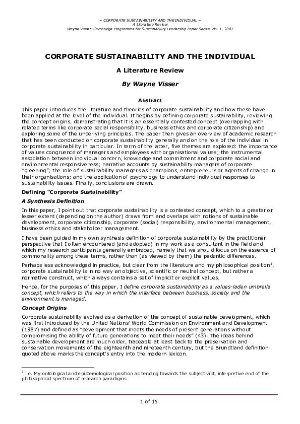 Literature review example pdf picture