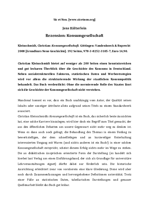 Konsumgesellschaft essay 08 image