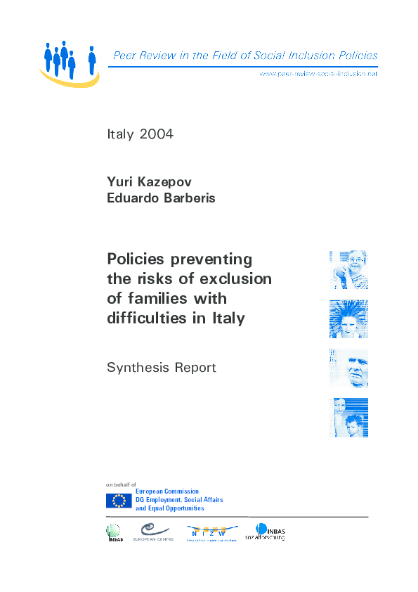 (PDF) Policies preventing the risks of exclusion of families with ...
