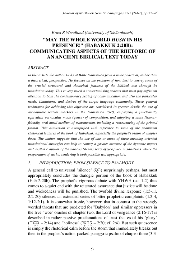 Teaching on the book of habakkuk image