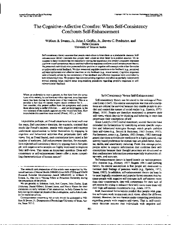 Self-enhancement in organizational behavior image