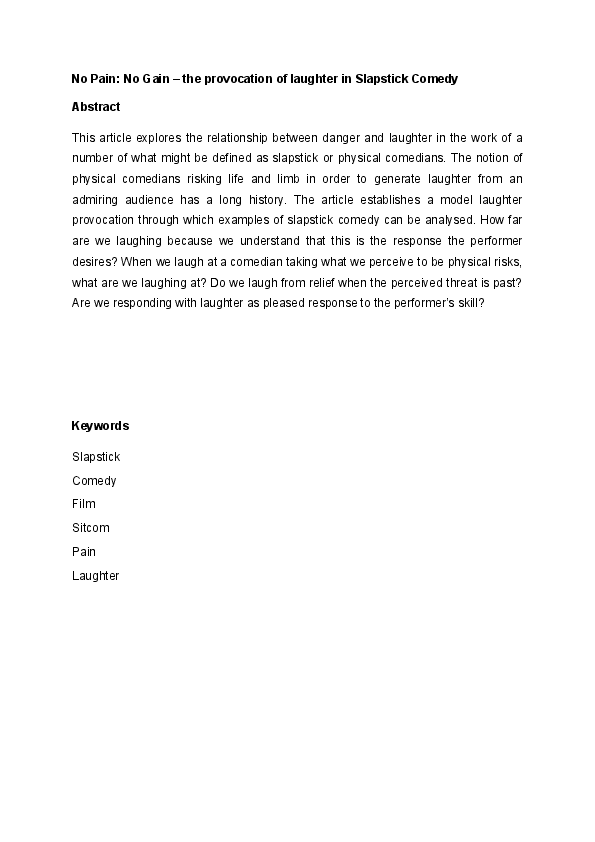 No pain no gain presentation picture