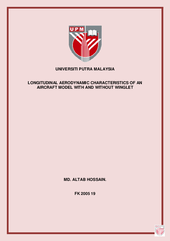 Winglet airfoil picture