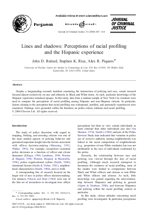 Racial discrimination essay paper picture