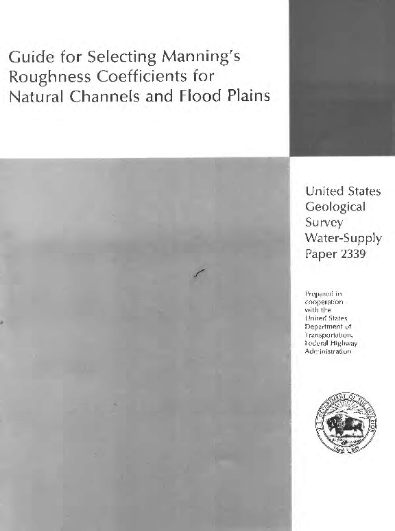 (PDF) Guide for selecting Manning's roughness coefficients for natural ...