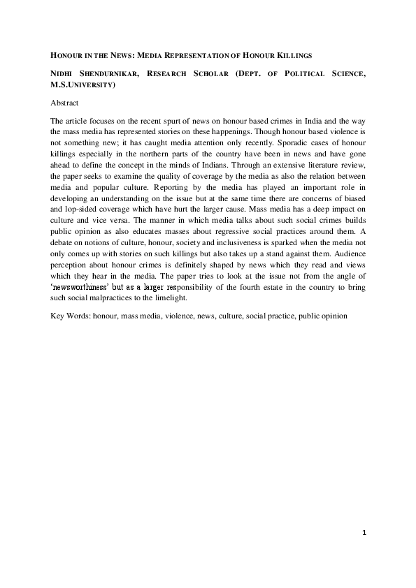 Honour killing in pakistan essay picture