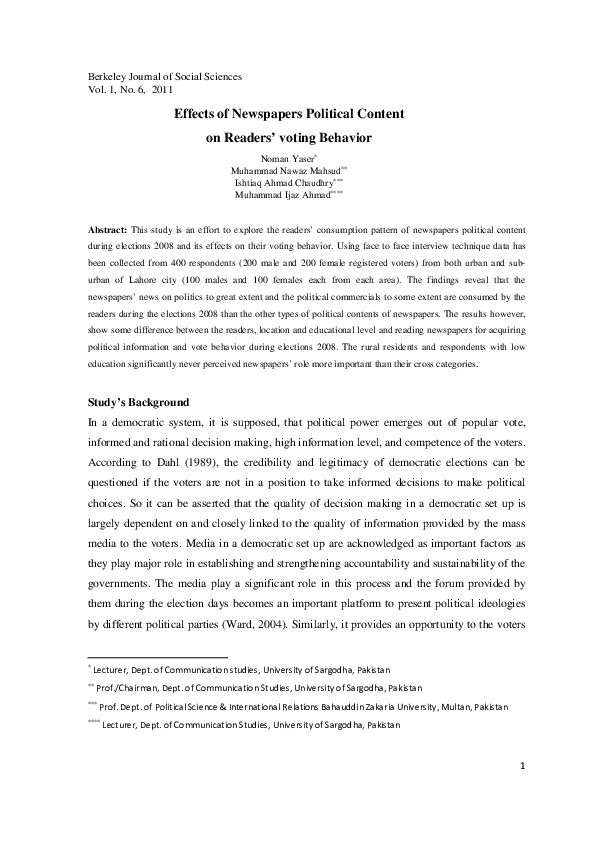 Voting behaviour pdf image