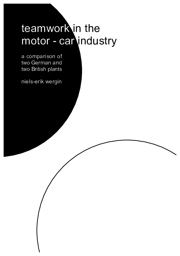 (PDF) Teamwork in the Motor-Car Industry