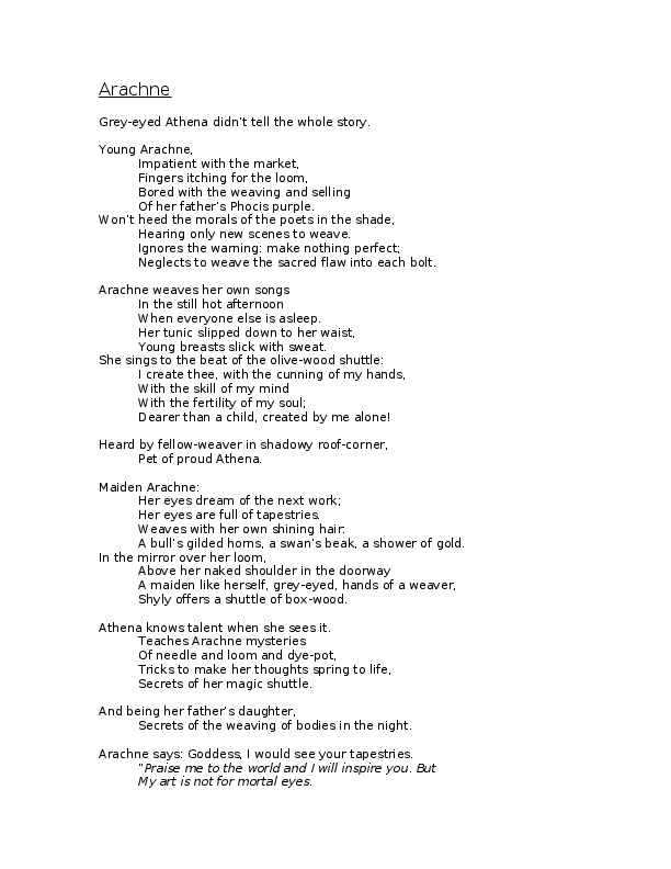 Arachne astonished essay 07 image