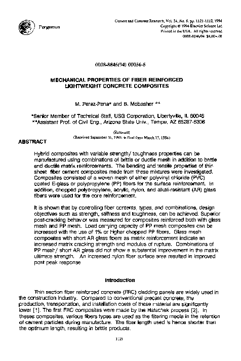 (PDF) Mechanical properties of fiber reinforced lightweight concrete ...