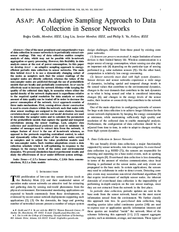 (PDF) ASAP: An Adaptive Sampling Approach to Data Collection in Sensor ...