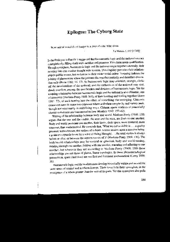 (PDF) The Cyborg State