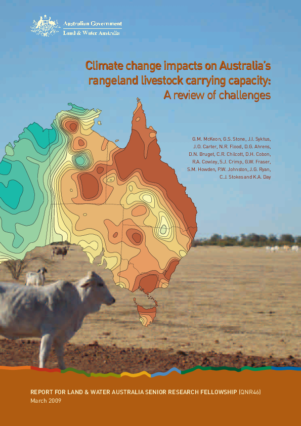 (PDF) Climate change impacts on Australia's rangeland livestock ...