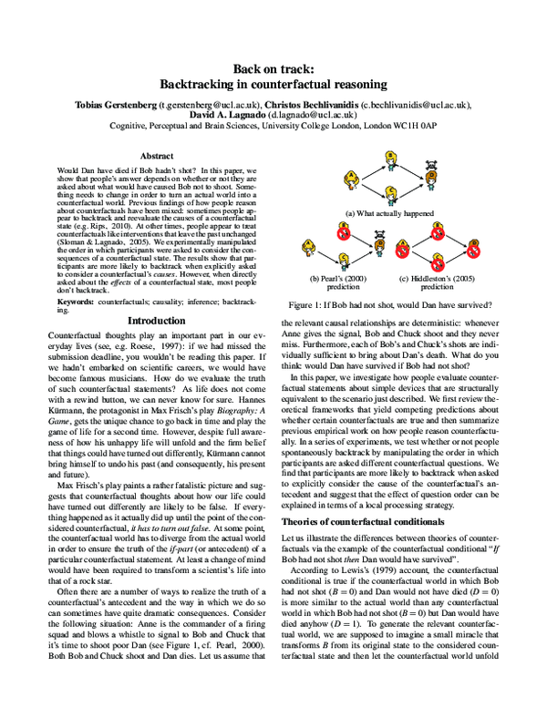 (PDF) Back on track: Backtracking in counterfactual reasoning