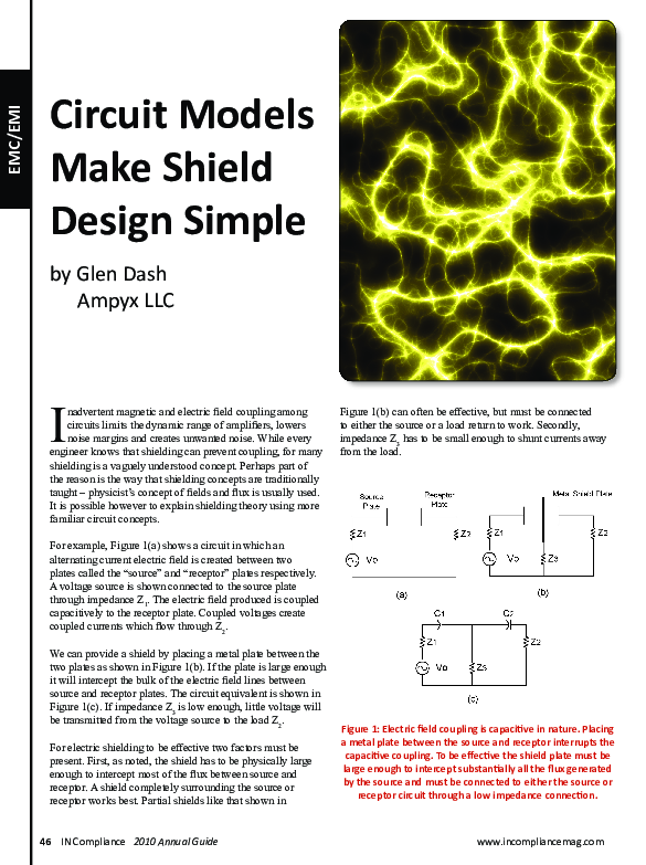 (PDF) Circuit Models Make Shield Design Simple