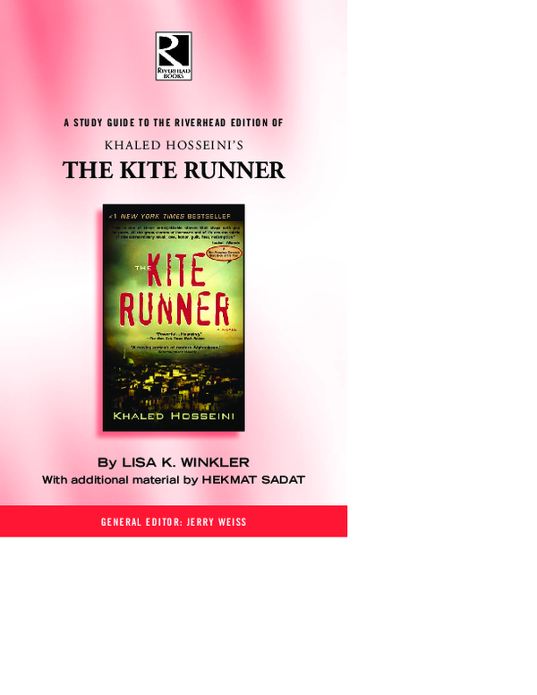 (PDF) THE KITE RUNNER Amby Ambrose Academia.edu