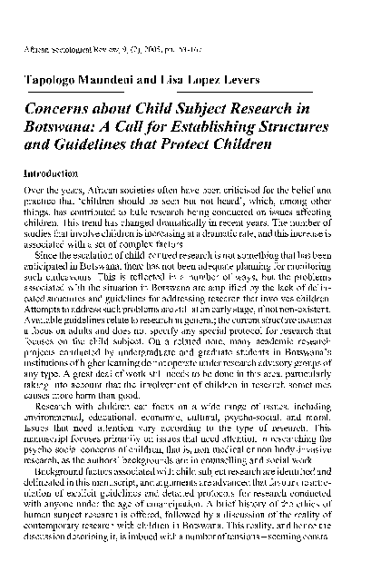 Botswana research paper picture