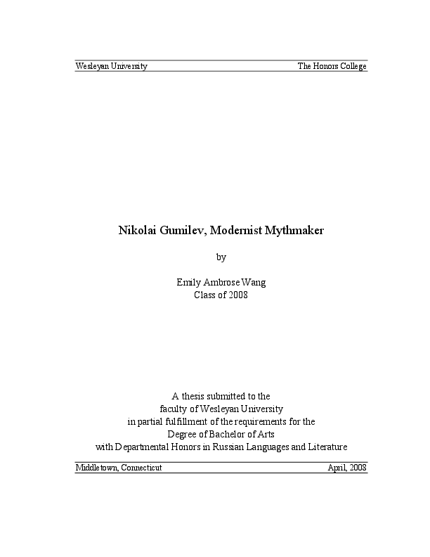 Wesleyan dean's list picture