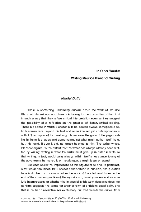 Is maurice a hopelessly flawed text essay 04 image