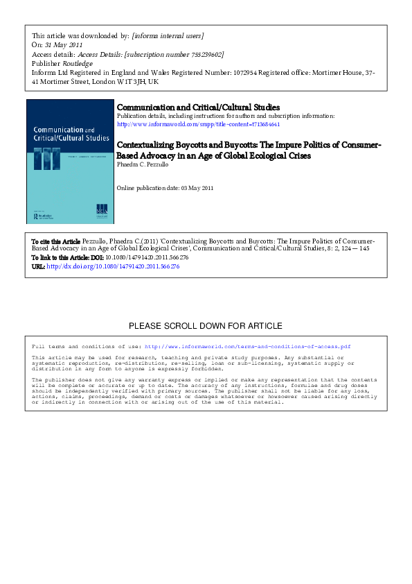 Boycotts 2020 picture