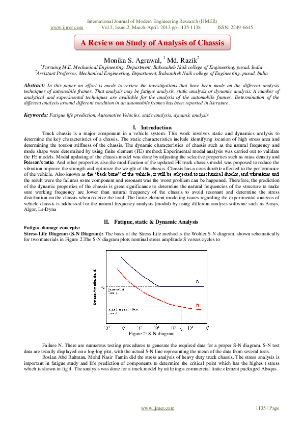 Chassis frame seminar report image