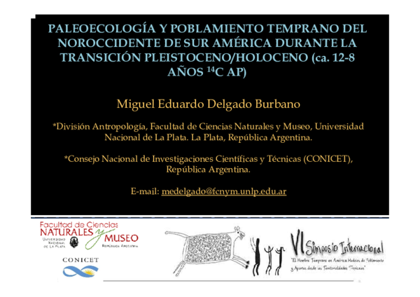 (PDF) Paleoecology and the early peopling of northwestern South America ...