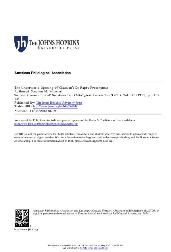 Claudian criticism essay 03 image